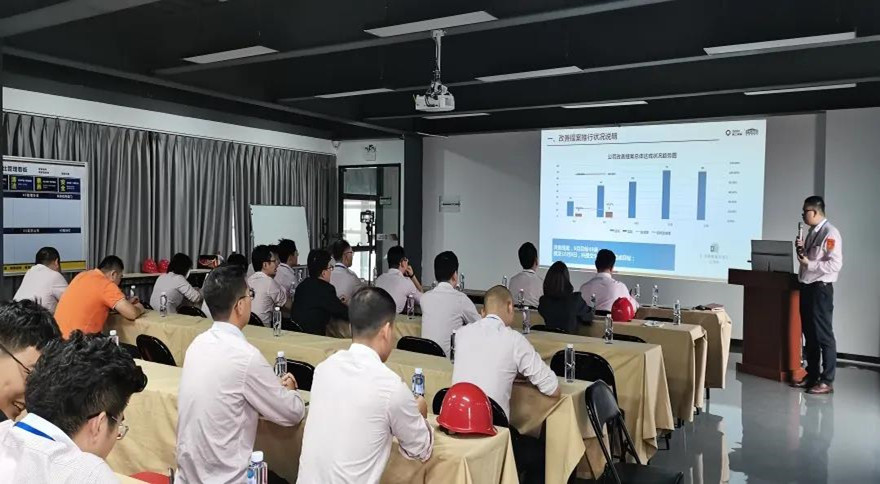 工作不息 改进不止|k8凯发股份改善提案阶段会议在台商基地隆重召开