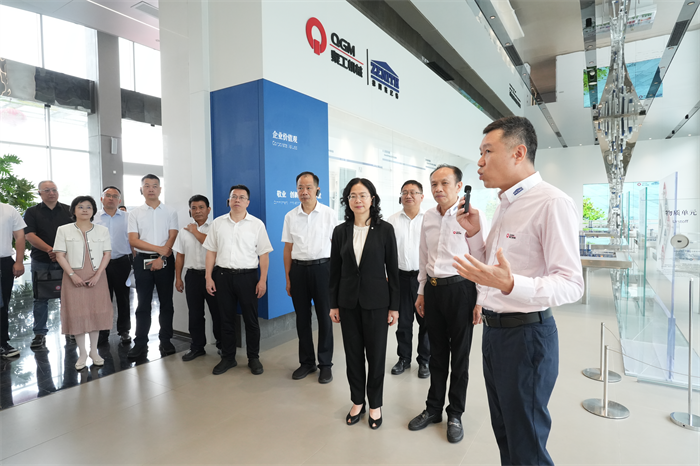 副省长江尔雄带队调研k8凯发股份 助推泉州打造智造强市